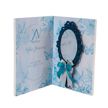 Invitación Xv Años Espejo