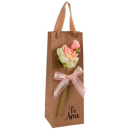 Bolsa De Regalo Con Rosa