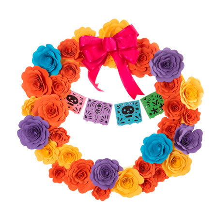 Corona Con Flores De Cartulina
