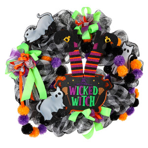 Corona Halloween Pies De Bruja