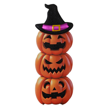Calabazas Con Sombrero De Bruja
