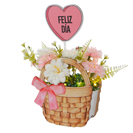 Canasta C/Flores Feliz Día