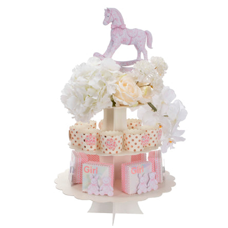 Pastelero 3 Niveles Con Orquideas