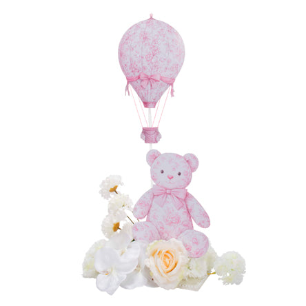 Arreglo De Flores Con Oso