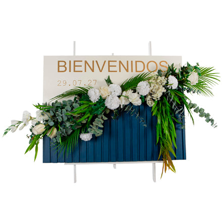 Letrero Bienvenidos Con Follaje