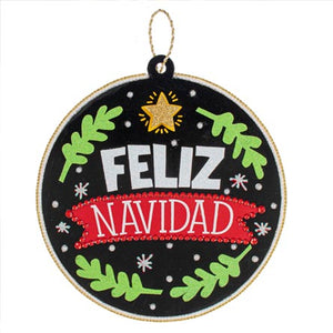 Esfera Feliz Navidad Estrella