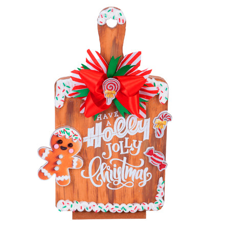 Tabla De Corte Navideña Con Jengibre