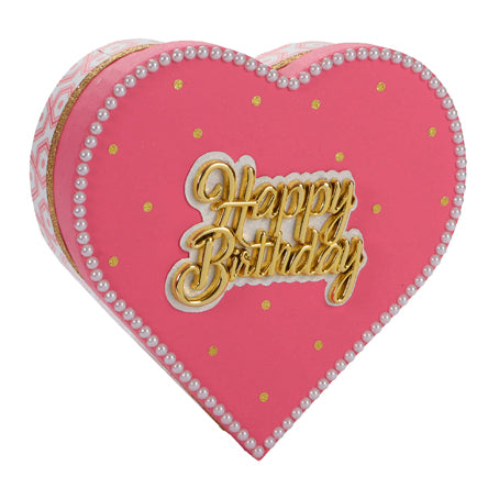 Caja Regalo Corazon Rosa