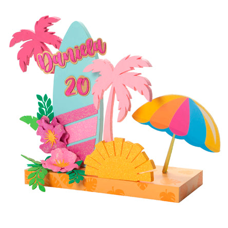 Centro De Mesa Tropical