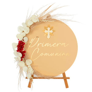 Letrero Primera Comunión Oro