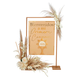 Letrero Bienvenidos A Mi Comunión