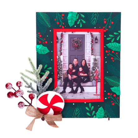 Portarretrato Navideño Caramelo