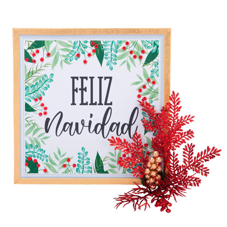 Adorno Cuadro Navideño