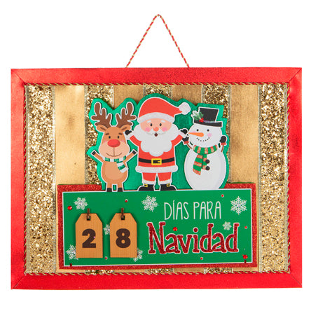 Calendario Navideño Santa