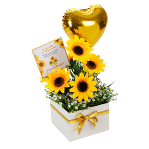 Arreglo Floral Con Girasoles