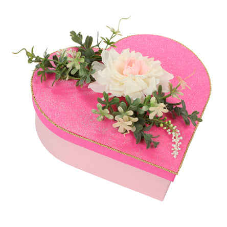 Caja De Corazón C/Corsage.