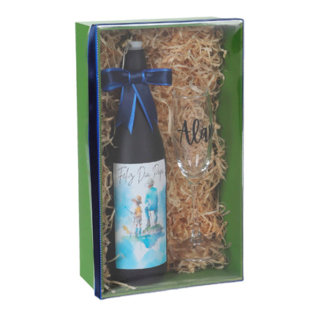 Caja Regalo Botella & Copa