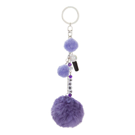 Llavero Pompones Lavanda