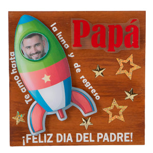 Cuadro Decorativo Papá Con Nave