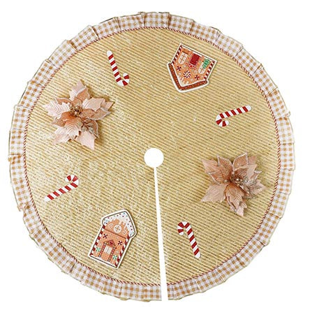 Pie De Árbol Navideño Jengibre