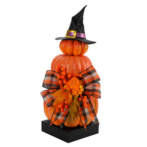 Calabazas Con Sombrero De Brujita