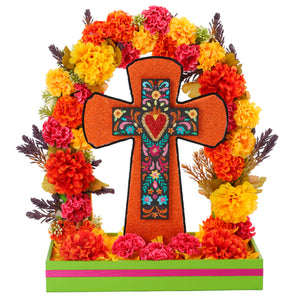 Centro De Mesa Arco De Flores