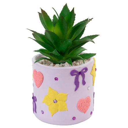 Maceta Decorada Con Arena