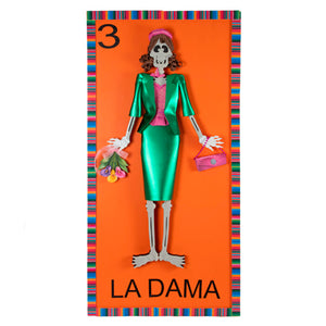 Carta Juego  La Dama