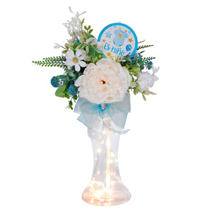 Arreglo Floral Azul