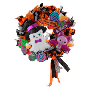 Corona Halloween Fantasma