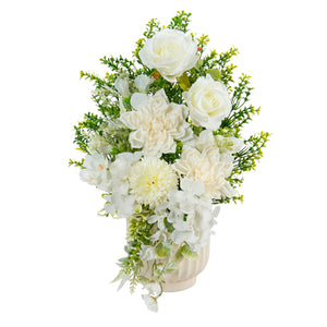 Arreglo Floral Blanco Luctoso