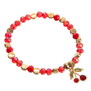 Pulsera Dije Cerezas