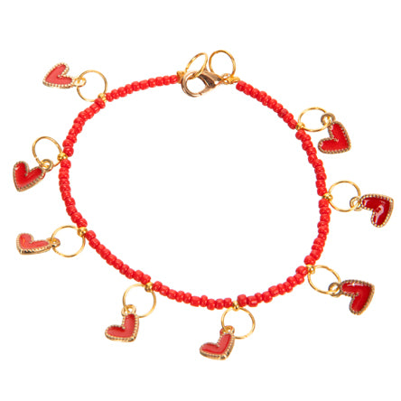 Pulsera Corazones