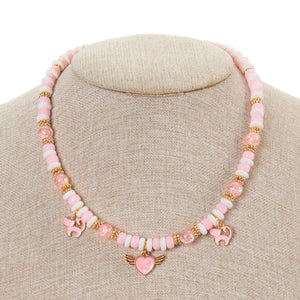 Collar Rosa Gatitos