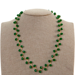Collar Engarzado Verde