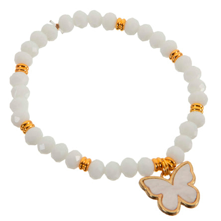 Pulsera Mariposa Blanca