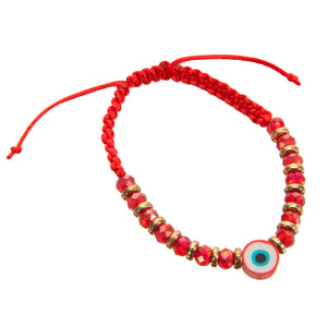 Pulsera Roja Con Ojo