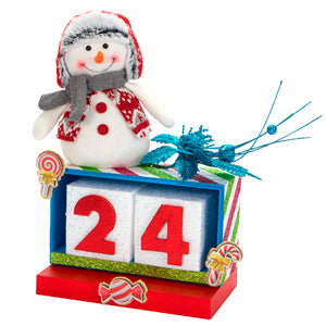 Calendario Navideño Muñeco De Nieve