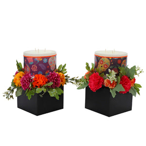 Velas Decorativas Dia De Muertos