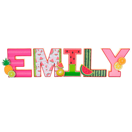 Letras Cumpleaños Frutas