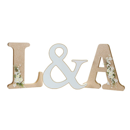 Iniciales Decoradas Para Boda