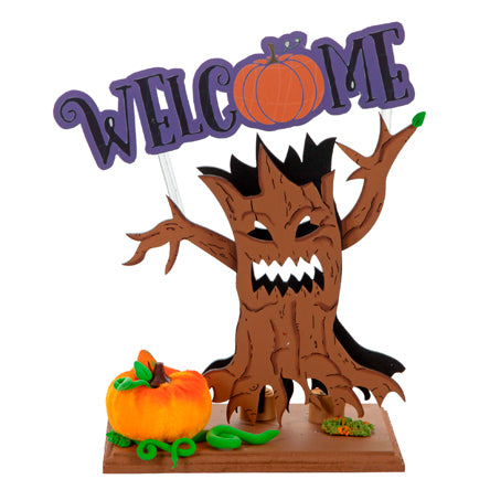 Centro De Mesa Halloween Arbol