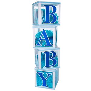 Cubos Baby Shower Azul