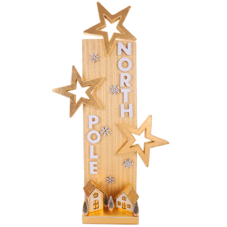 Adorno Letrero Polo Norte