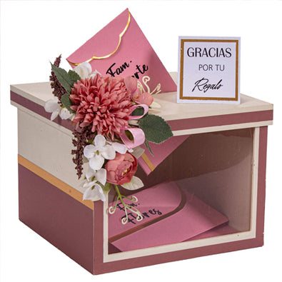 Fantasías Miguel Clave:GS78 Buzon Xv Años Rosa-Marfil