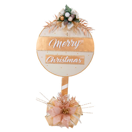 Esfera Merry Christmas Champagne