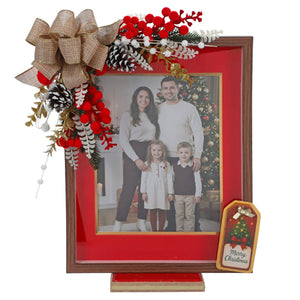Portarretrato Navideño Rustico