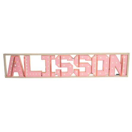 Letrero Alisson