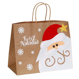 Bolsa De Regalo Con Santa