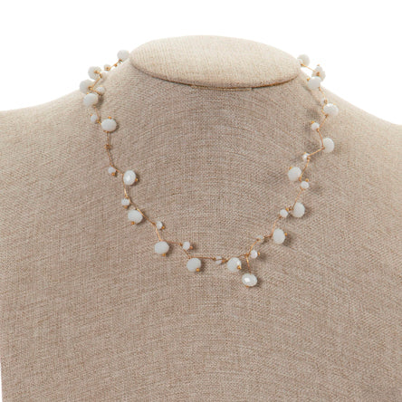 Collar Blanco Engarsado